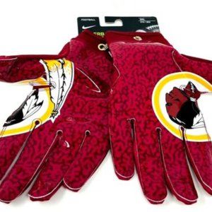 Nike Superbad Football Gloves Washington Redskins Burgundy Mens Size 3XL Rare